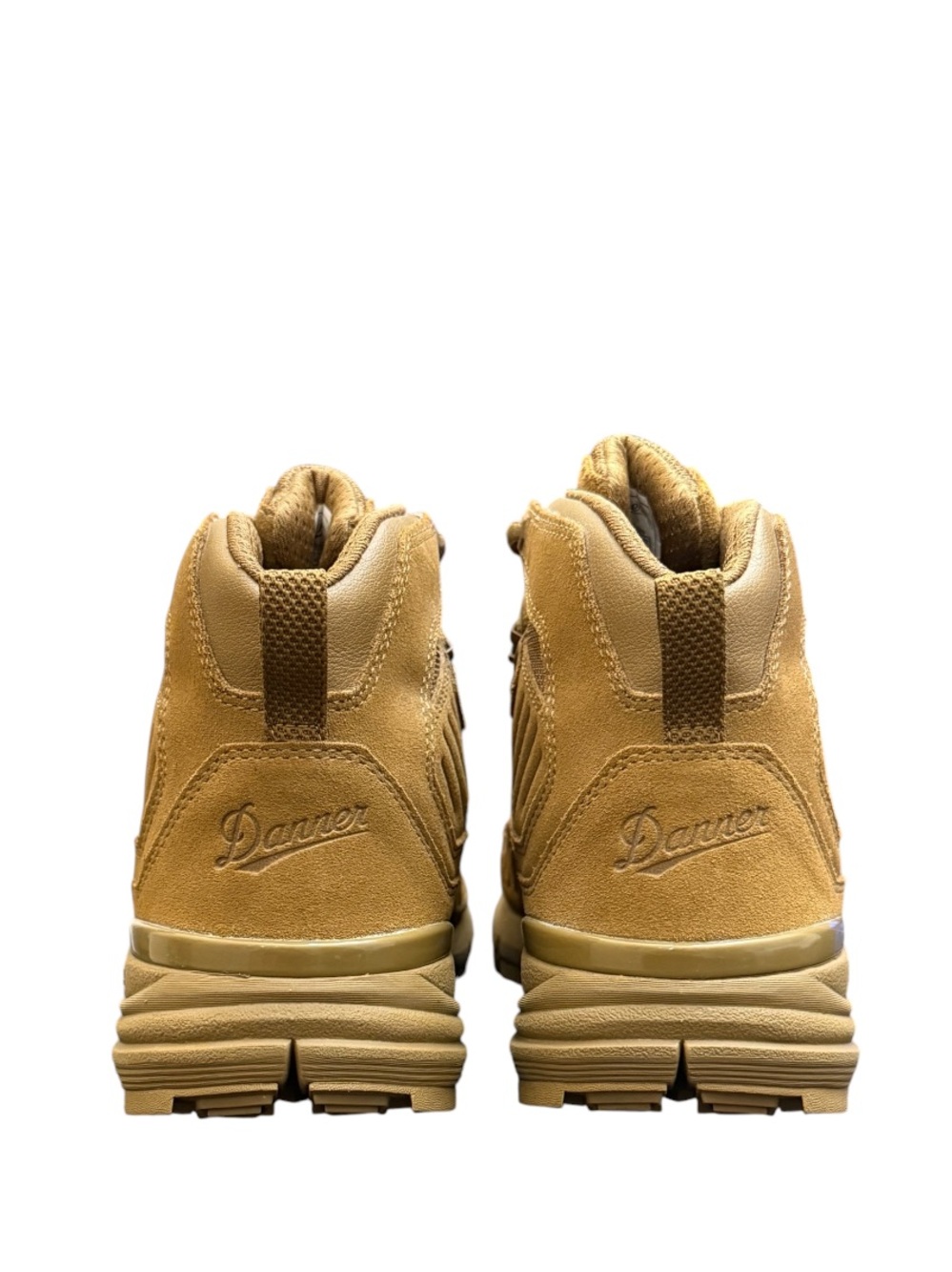 DANNER - BROWN TAN SUEDE NYLON SOFT TOE TACTICAL BOOTS “FULLBORE COYOTE” - Picture 3 of 10